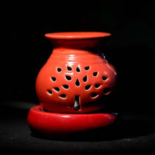 Load image into Gallery viewer, Radiant Red Ceramic Pot Aroma Diffuser