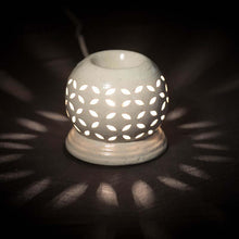Load image into Gallery viewer, Pretty White Round Ceramic Aroma Diffuser