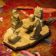 Load image into Gallery viewer, Handcrafted Marble Shiv Family Figurine