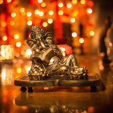Load image into Gallery viewer, Dazzling Ganesha T-Light Holder Showpiece