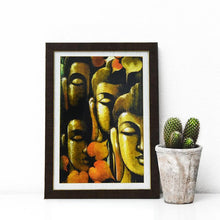 Load image into Gallery viewer, Contemplating Lord Buddha Wall Painting
