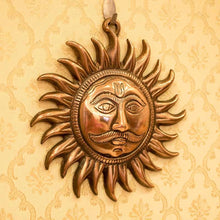 Load image into Gallery viewer, Sun God/Surya Metal Wall Hanging
