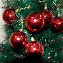 Load image into Gallery viewer, Red Shining Christmas Tree Hanging Balls Ornaments