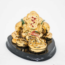 Load image into Gallery viewer, Feng Shui Three Legged Golden Frog for Money and Good Luck