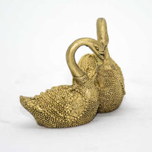 Load image into Gallery viewer, Feng Shui Pair of Golden Swan for Good Fortune