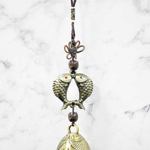 Load image into Gallery viewer, Feng Shui Traditional Bell Fish Tassel Wind Chime