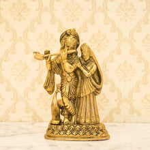 Load image into Gallery viewer, Brass Radha Kishan Idol