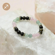 Load image into Gallery viewer, Sagittarius Zodiac Crystal Bracelet