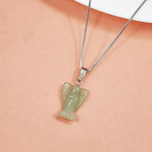 Load image into Gallery viewer, Green Aventurine Angel Pendant