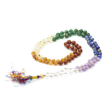 Load image into Gallery viewer, 7 Chakra Round Beads Multicolor Mala