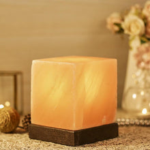 Load image into Gallery viewer, Himalayan Pink Salt Cube Glow Lamp