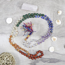 Load image into Gallery viewer, 7 Chakra Round Beads Multicolor Mala