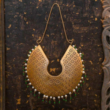 Load image into Gallery viewer, Traditional Chandbali Hanging T-light Holder Large