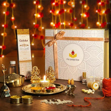 Load image into Gallery viewer, Deluxe Gold Diwali Pooja Box