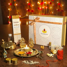 Load image into Gallery viewer, Deluxe Gold Diwali Pooja Box
