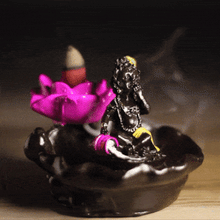 Load image into Gallery viewer, Laddu Gopal Backflow Incense Burner