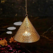 Load image into Gallery viewer, Handcrafted Makhruti Hanging T-light Holder