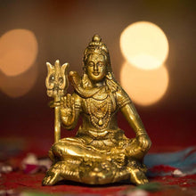 Load image into Gallery viewer, Auspicious Lord Shiva Brass Idol