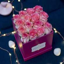 Load image into Gallery viewer, Light Pink Roses - Bright Pink Flora Box
