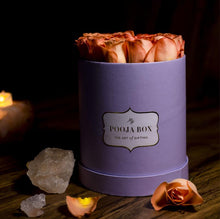 Load image into Gallery viewer, Peach Roses - Lilac Flora Box
