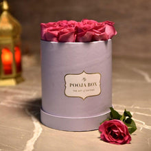 Load image into Gallery viewer, Pink Roses -  Lilac Flora Box
