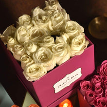Load image into Gallery viewer, White Roses - Bright Pink Flora Box
