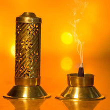 Load image into Gallery viewer, Stunning Golden Dhoopbatti Stand
