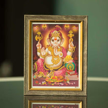 Load image into Gallery viewer, Elegant Lord Ganesha Framed Painting
