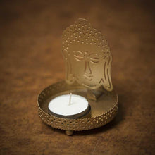 Load image into Gallery viewer, Antique Buddha Candle Holder
