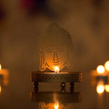 Load image into Gallery viewer, Antique Buddha Candle Holder
