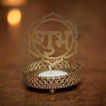Load image into Gallery viewer, Antique Shubh Shadow Tealight/Candle Holder
