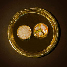 Load image into Gallery viewer, Traditional Brass Pooja Thali (Set of 3)
