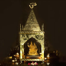Load image into Gallery viewer, Beautiful Handcrafted Traditional Brass Sheet Temple
