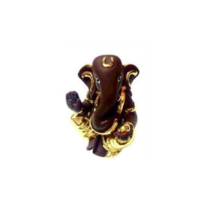 24K Gold Foil Ekadrishta Ganesha Small