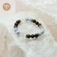 Load image into Gallery viewer, Aries Zodiac Crystal Bracelet
