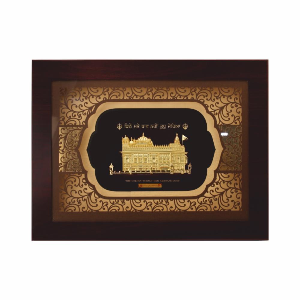 24K Gold Foil Big Golden Temple Elite Frame