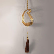 Load image into Gallery viewer, Gorgeous Golden Paisley Hanging Tlight Holder
