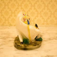 Load image into Gallery viewer, Heavenly White Polyresin Kamdhenu Cow with Calf
