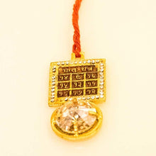 Load image into Gallery viewer, Divine Shri Ketu Yantra Pendant with White Stone

