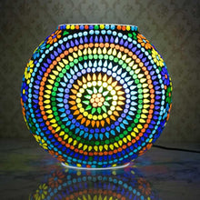 Load image into Gallery viewer, Jazzy Colorful Mosaic Table Lamp

