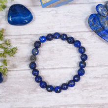 Load image into Gallery viewer, Lapis Lazuli Bracelet⎮Stone of Knowledge &amp; Wisdom
