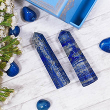 Load image into Gallery viewer, Lapis Lazuli Tower/Pencil (Set of 2)⎮Self Confidence
