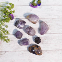 Load image into Gallery viewer, Amethyst Crystal Healing Tumble Stone Set⎮Stone of Protection
