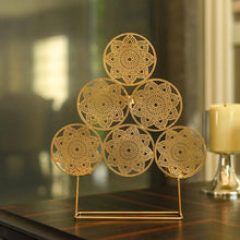 Load image into Gallery viewer, Handcrafted Trikona T-light Holder
