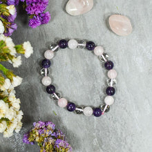 Load image into Gallery viewer, Mind, Body &amp; Soul Crystal Healing Bracelet

