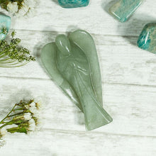 Load image into Gallery viewer, Green Jade Crystal Angel of Luck
