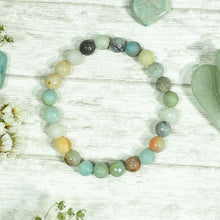 Load image into Gallery viewer, Amazonite Crystal Healing Bracelet | Stone of Courage &amp; Truth
