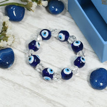 Load image into Gallery viewer, Feng Shui Turkish Evil Eye and Diamond Cut Clear Quartz
