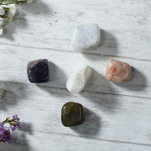 Load image into Gallery viewer, Stress Release Crystal Healing Tumble Stone Set
