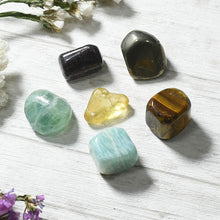 Load image into Gallery viewer, Wealth Crystal Healing Tumble Stone Set
